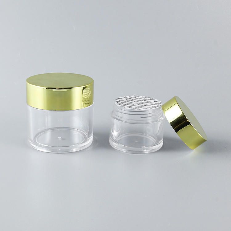 Luxury Skin Care Cream Jar 1oz 2oz 4oz 16oz with Rose Gold Lid