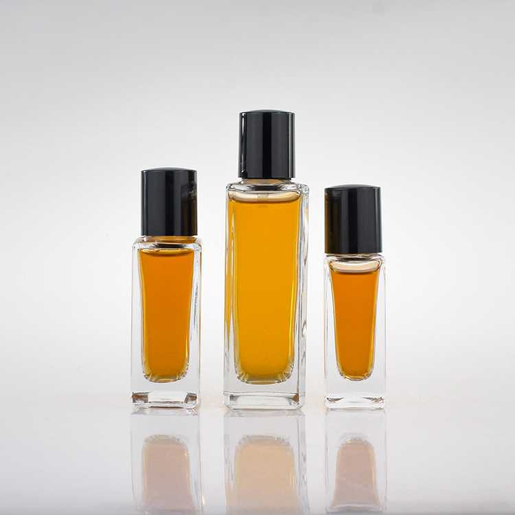 Luxury Skin Care Gold Essential Fragrance Oil Serum 30ml 50ml 100ml Cosmetic Dropper Glass Bottle With Screw Cap