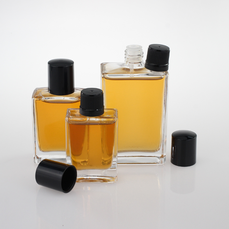 Luxury Skin Care Gold Essential Fragrance Oil Serum 30ml 50ml 100ml Cosmetic Dropper Glass Bottle With Screw Cap