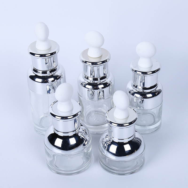 Luxury Skin Care Packaging Essential Oil 30ml Glass Bottle with Dropper