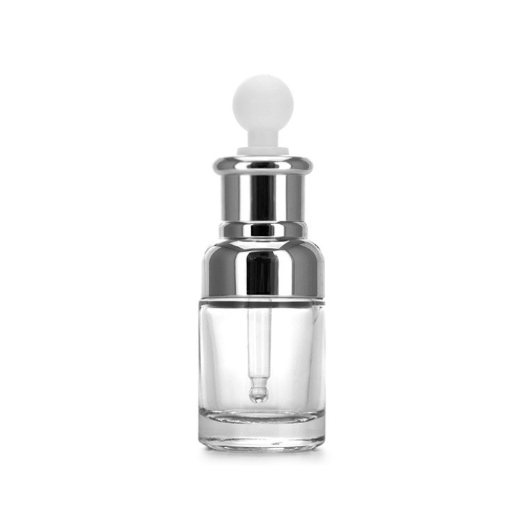 Luxury Skin Care Packaging Essential Oil 30ml Glass Bottle with Dropper