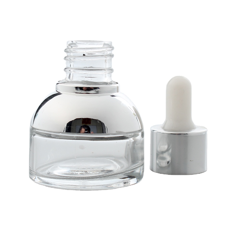 Luxury Skin care glass Serum bottles 30ml 50ml Essential Oil Dropper Bottle For Serum