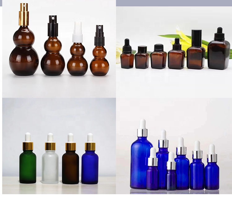Luxury Skincare Cosmetic Glass Lotion Bottle 120ml 100ml 40ml 50g 30g Glass Jar with Screw Cap/Pump Sprayer