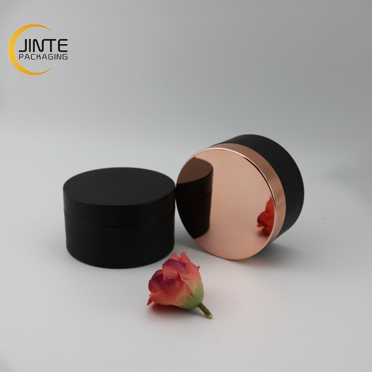 Luxury Skincare Packaging Cosmetic Cream PETG Jar Body Scrub Jar Empty Round Jar 150ml 200ml 250ml