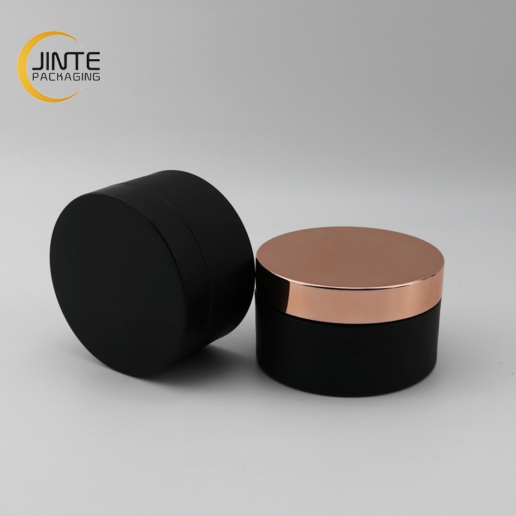 Luxury Skincare Packaging Cosmetic Cream PETG Jar Empty Round Jar 150ml 200ml 250ml