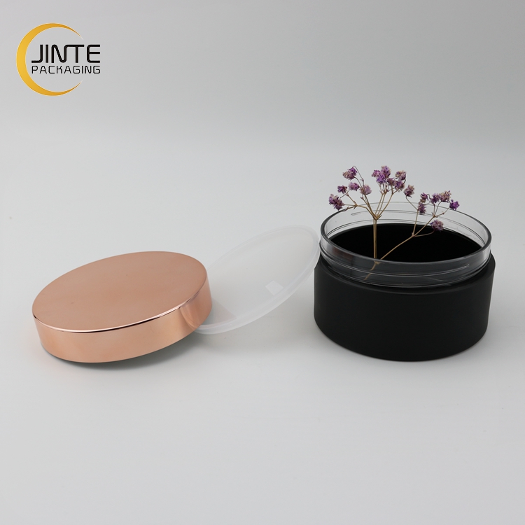 Luxury Skincare Packaging Cosmetic Cream PETG Jar Empty Round Jar 150ml 200ml 250ml