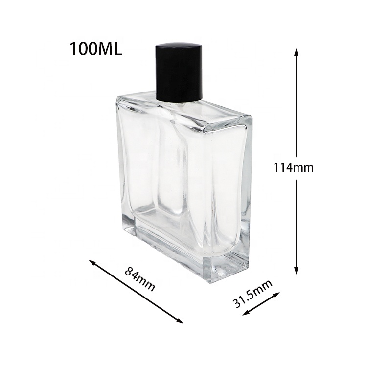 Luxury Spray Color Empty Perfume Bottles 100ml Glass Bottle Perfume Women And Men