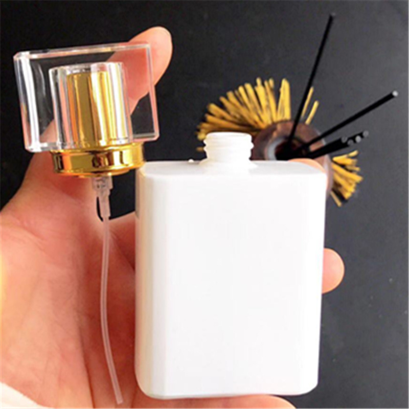 Luxury Square Glass 50ml Empty Perfume Spray Botte
