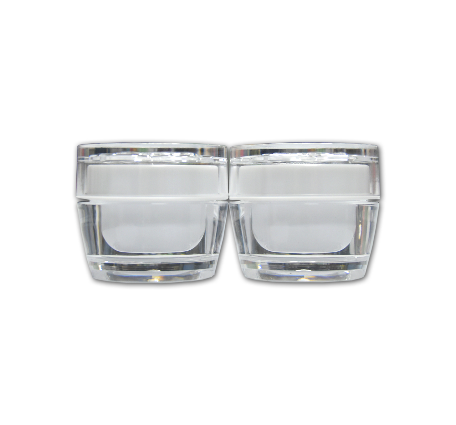 Luxury Supply Cosmetic Containers Cream Jar with Lids 30g 50g Acrylic Plastic Skin Care,skin Care Cream Round Accaptable 5000pcs