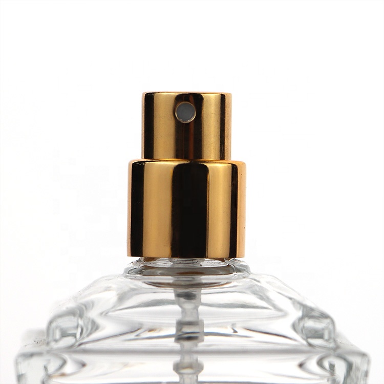Luxury Wedding Gift Diamond Shape 60ml Empty Fancy Perfume Glass Bottles Wholesale