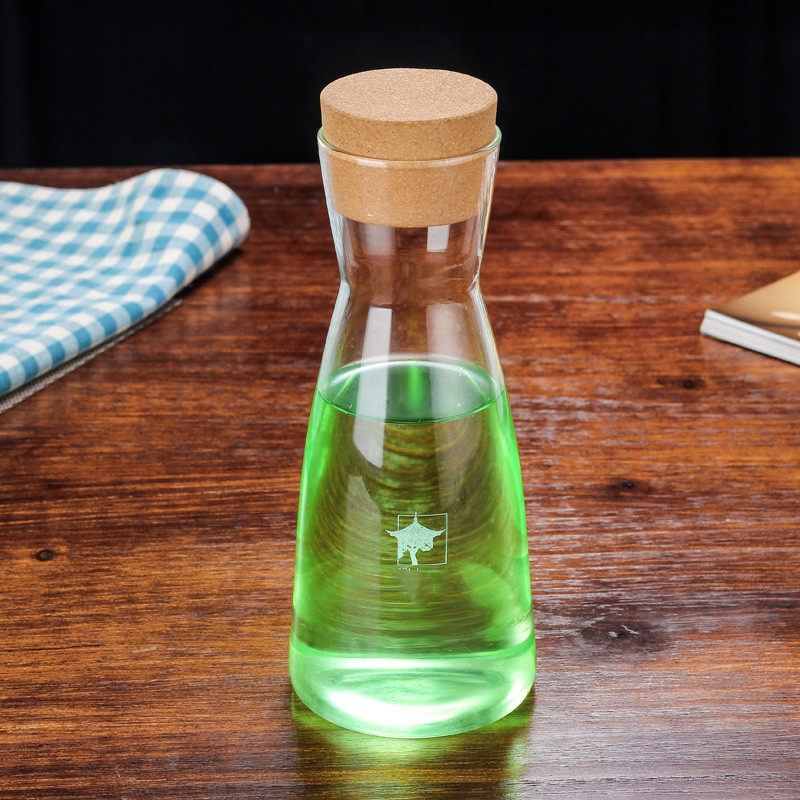 Luxury Wooden Lid High Borosilicate Glass Container Glass Jars With Wood Lid