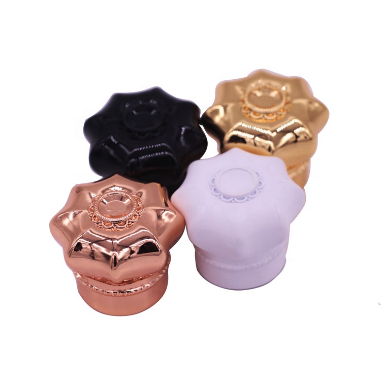Luxury Zamac Perfume Caps Gold Perfume Cap For FEA 15mm Glass bottle