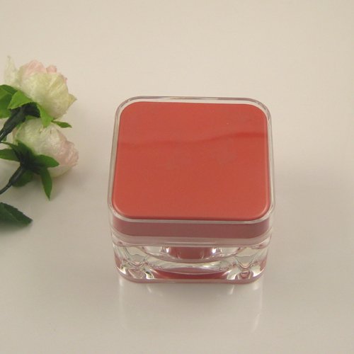 Luxury biodegradable plastic cosmetic packaging cream jar