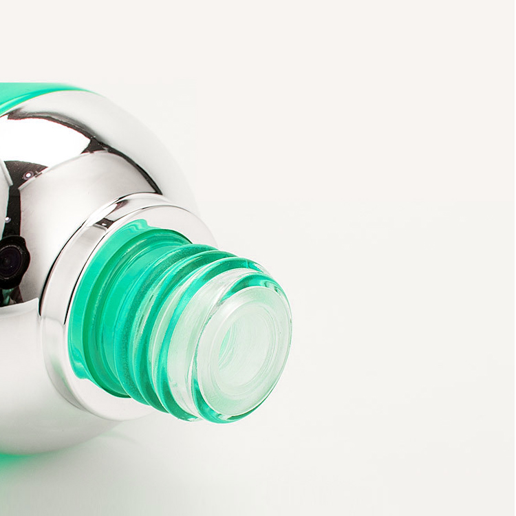 Luxury black gradient customize 30ml 1OZ glass dropper bottle with black pipette for cosmetic oil