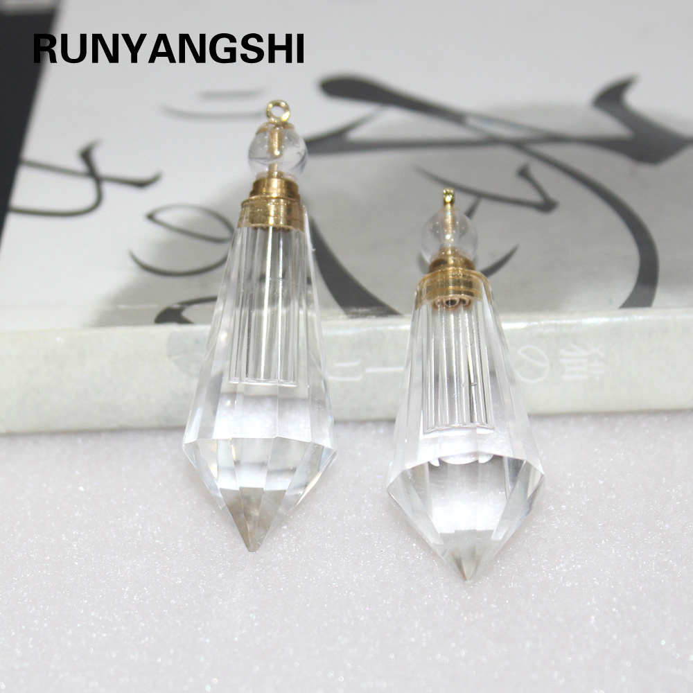Luxury bling beautiful giant crown roller ball bohemia empty white crystal perfume oil bottle