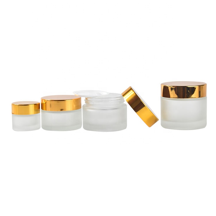 Luxury body butter frosted candle cream jars wholesale