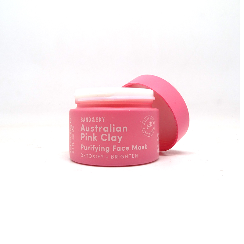 Luxury ceramic packaging 30g 50ml matte pink blue purple opal white glass cosmetic porcelain cream jar
