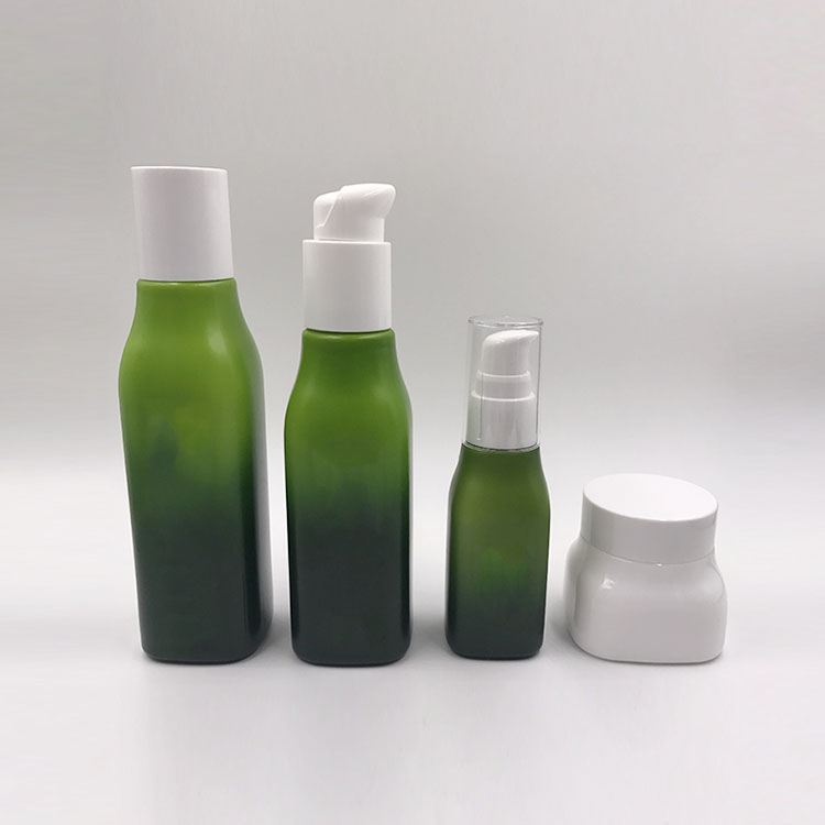 Luxury ceramic skincare packaging opal white glass 60ml jar with arc cap