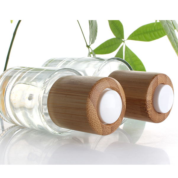 Luxury clear glass bottle essential oil or serum dropper bottle