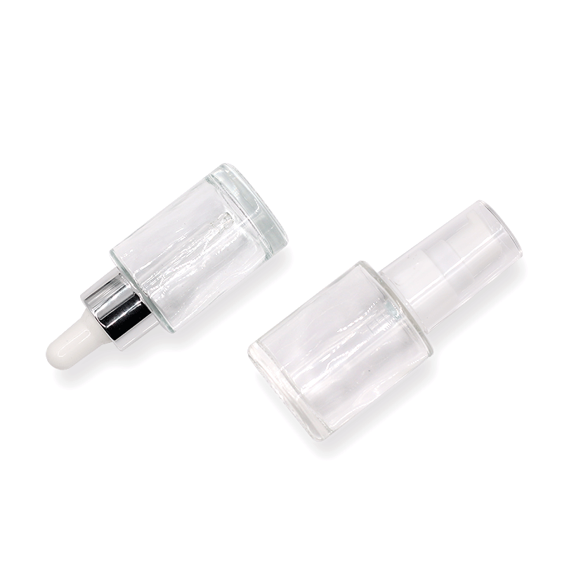 Luxury clear glass bottle essential oil or serum dropper bottle