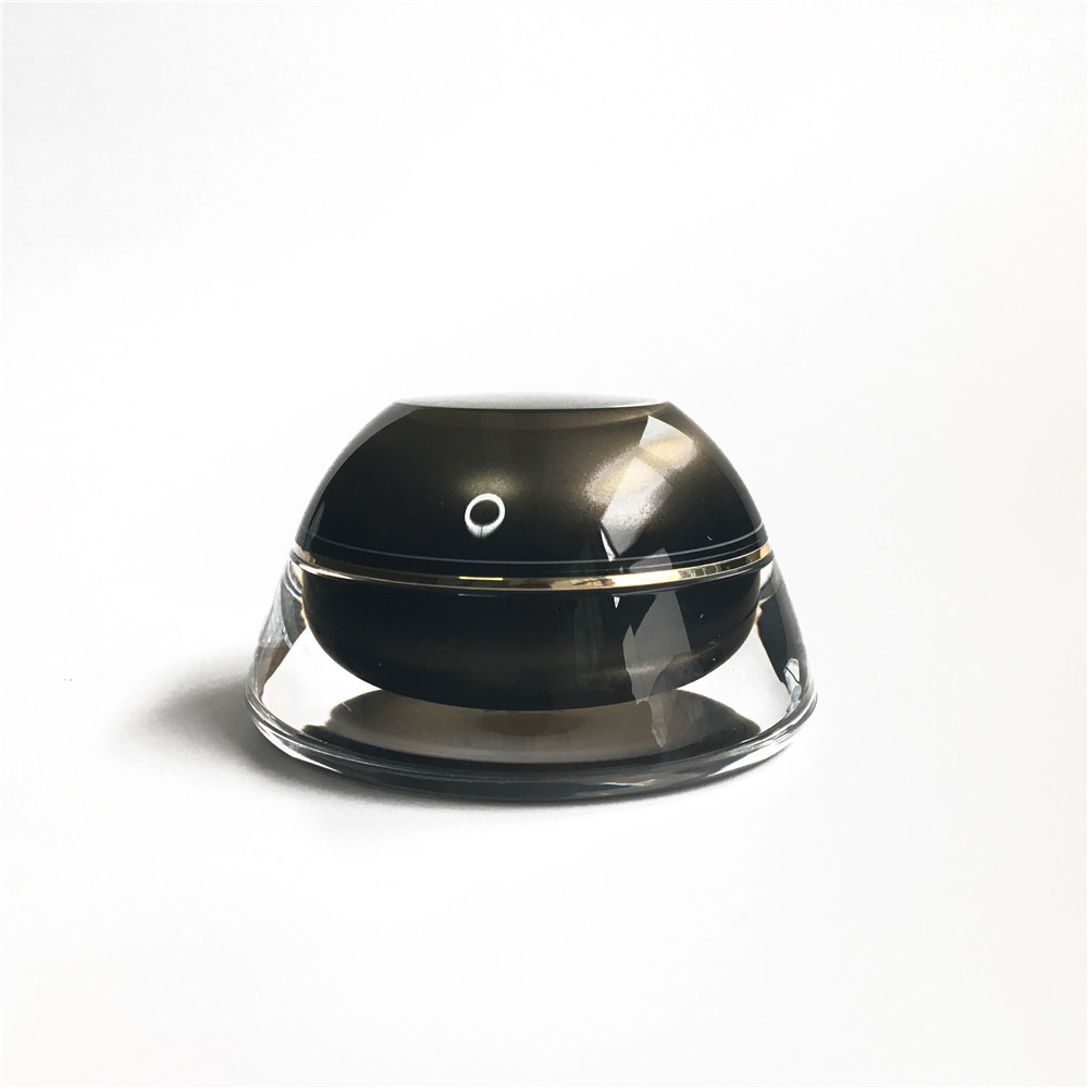 Luxury cone shape cosmetic containers and jars for cream