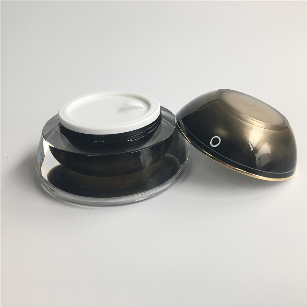 Luxury cone shape cosmetic containers and jars for cream