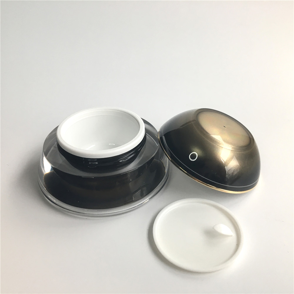 Luxury cone shape cosmetic containers and jars for cream