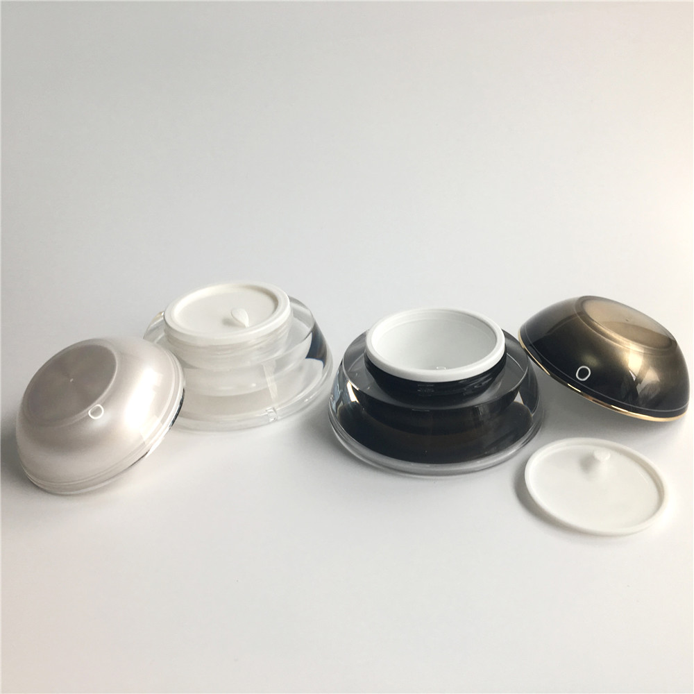 Luxury cone shape cosmetic containers and jars for cream