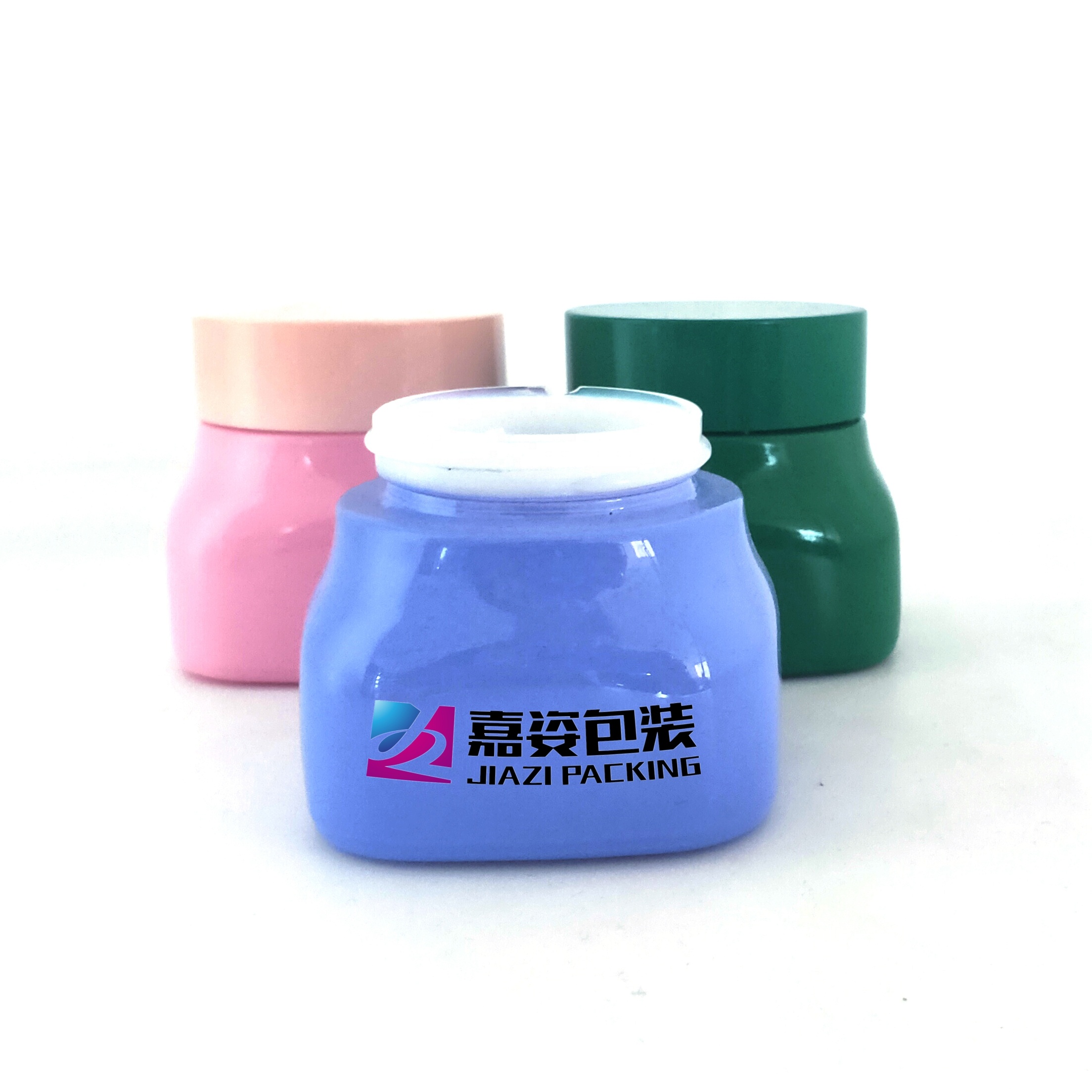 Luxury container packaging Cosmetics facial mask glass jar clay mask jar