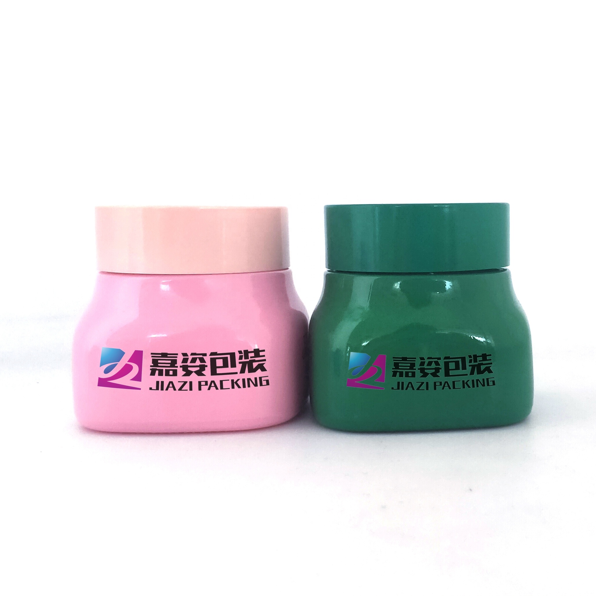 Luxury container packaging Cosmetics facial mask glass jar clay mask jar