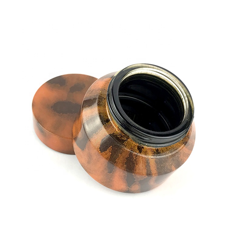 Luxury cosmetic 1oz 30ml 60ml cream jar for skin care glass cosmetic jar