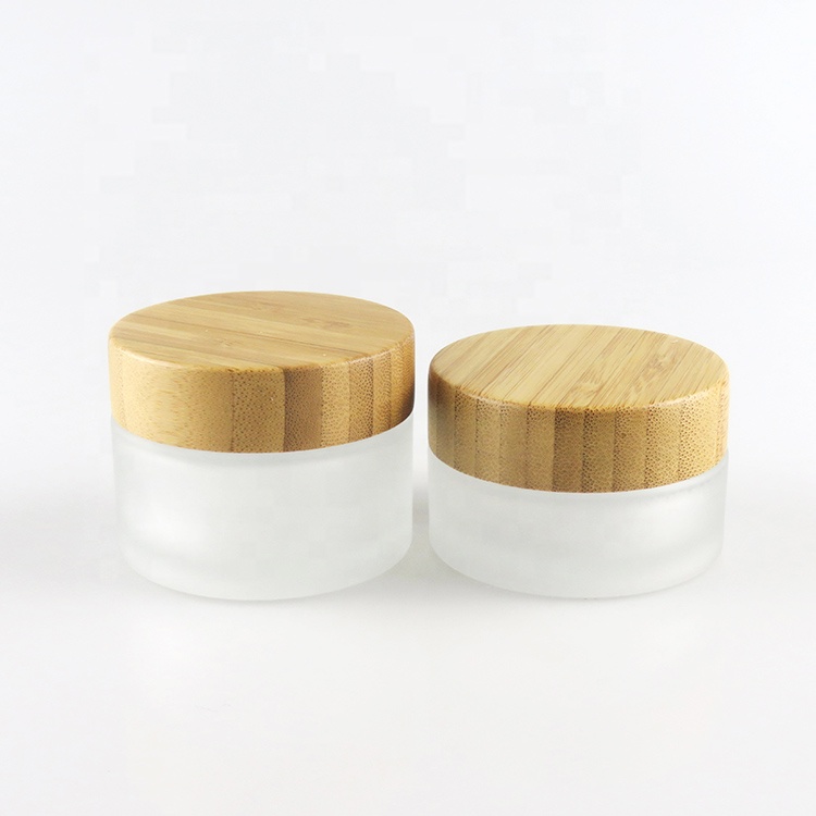 Luxury cosmetic 1oz 30ml 60ml cream jar for skin care glass cosmetic jar