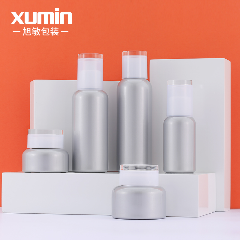 Luxury cosmetic bottle set 30G 50G 40ml 100ml 120ml oz glass bottle containers with packaging