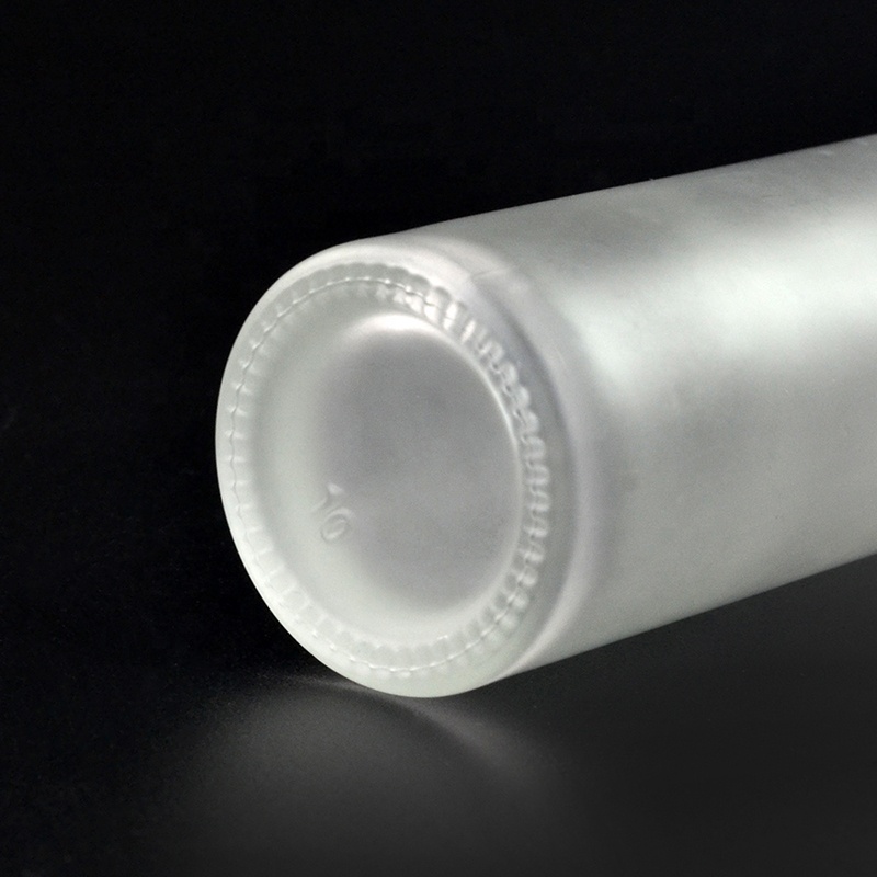 Luxury cosmetic container frosted clear 30ml glass dropper bottle with bamboo cap