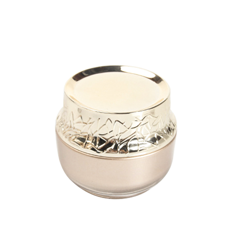 Luxury cosmetic glass containers cosmetic empty packaging bottles and jars