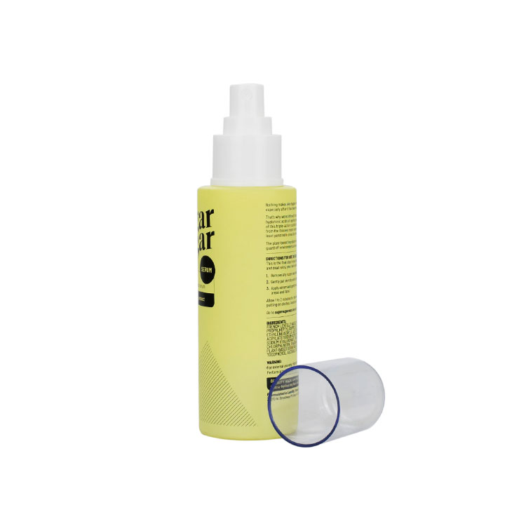 Luxury cosmetic oil bottles 100ml matte yellow glass argan oil sprayer bottle 50ml 100ml 120ml 150ml sprayer bottles
