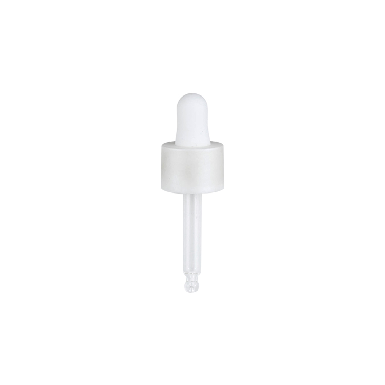 Luxury cosmetic packaging 15ml 30ml 60ml repair oil slant shoulder frosted blue serum glass bottle with pearl white dropper cap
