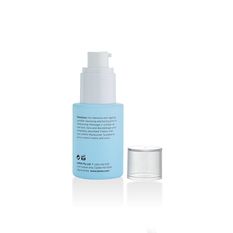 Luxury cosmetic packaging 20ml 30ml 40ml 50ml 60ml 100ml 120ml perfume lotion set matte blue pump frosted spray glass bottle