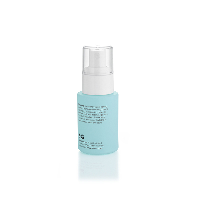Luxury cosmetic packaging 20ml 30ml 40ml 50ml 60ml 100ml 120ml perfume lotion set matte blue pump frosted spray glass bottle