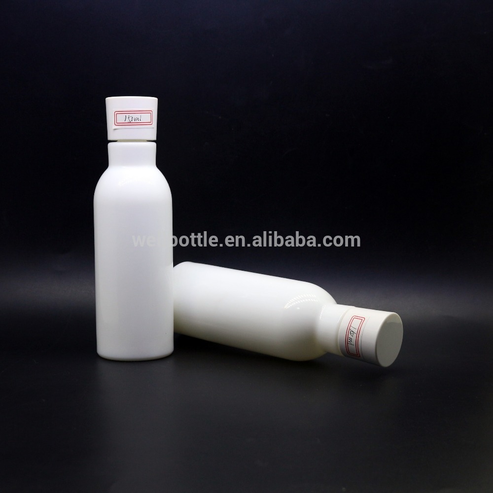 Luxury cosmetic packaging with white porcelain glass jar and glass bottle WP-01B