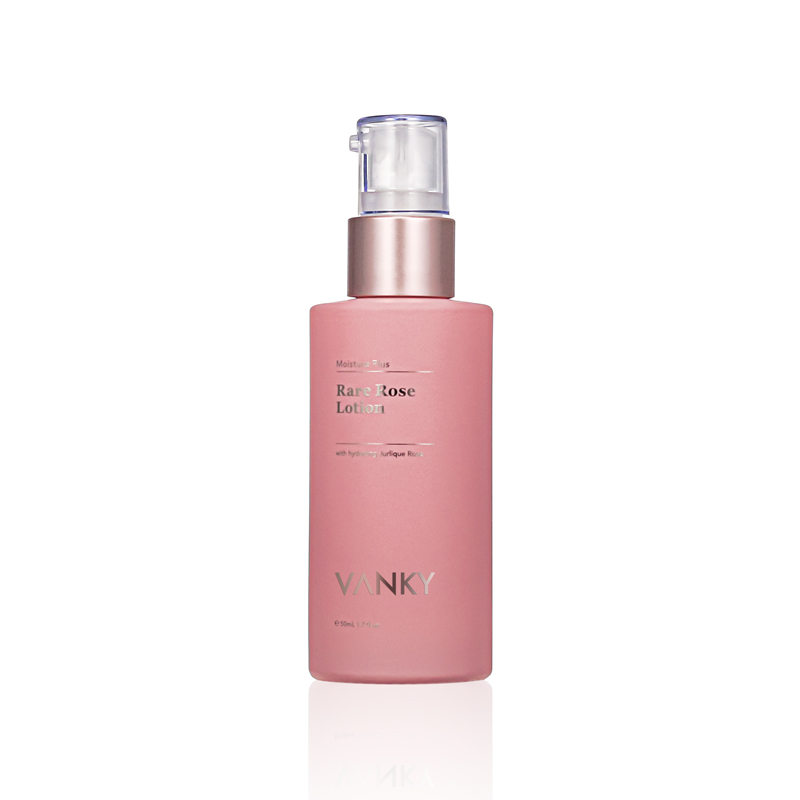 Luxury cosmetic skincare packaging glass lotion bottle and cream jar