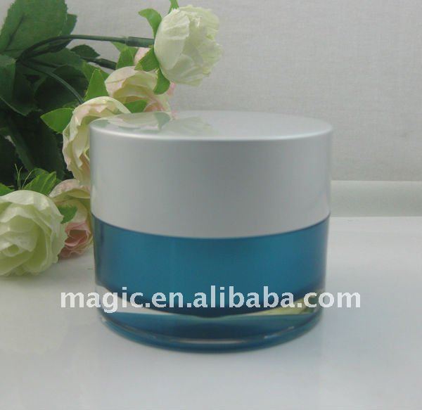 Luxury cosmetics cream empty jar,aluminum cream jar,beauty cream jar
