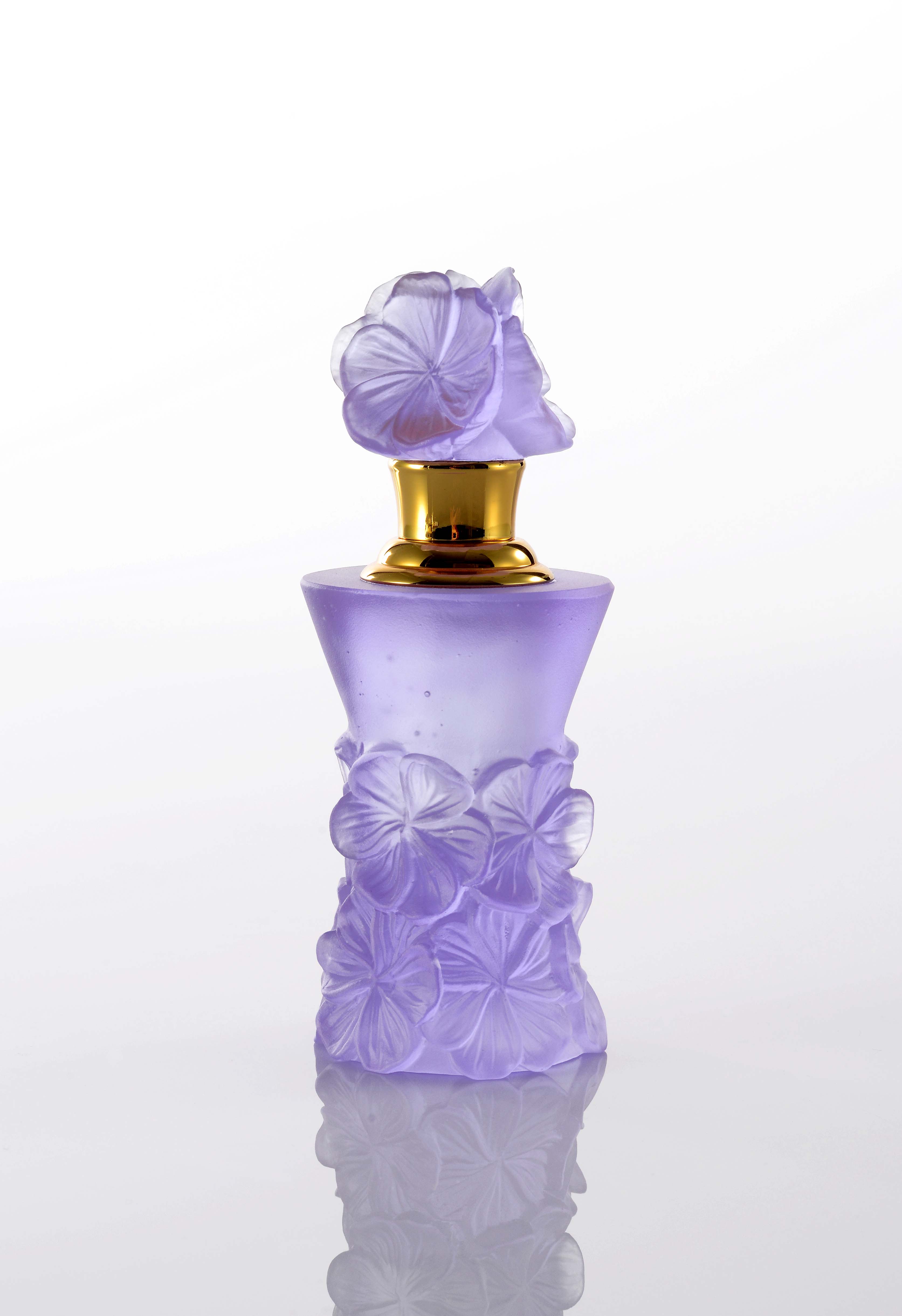 Luxury custom dropper bottle glass crystal Essential oil perfume bottles for home decoration