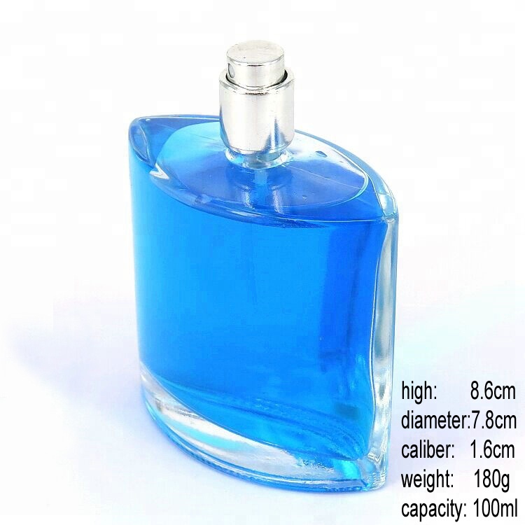 Luxury design 100ml empty vintage perfume bottles for purple bottle perfume