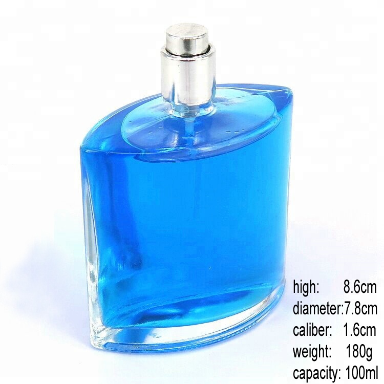 Luxury design 100ml empty vintage perfume bottles for purple bottle perfume