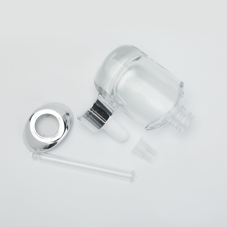 Luxury dropper serum bottle 30ml small beautiful glass bottle cosmetic packaging dropper bottle blue ever beauty cosmetic design
