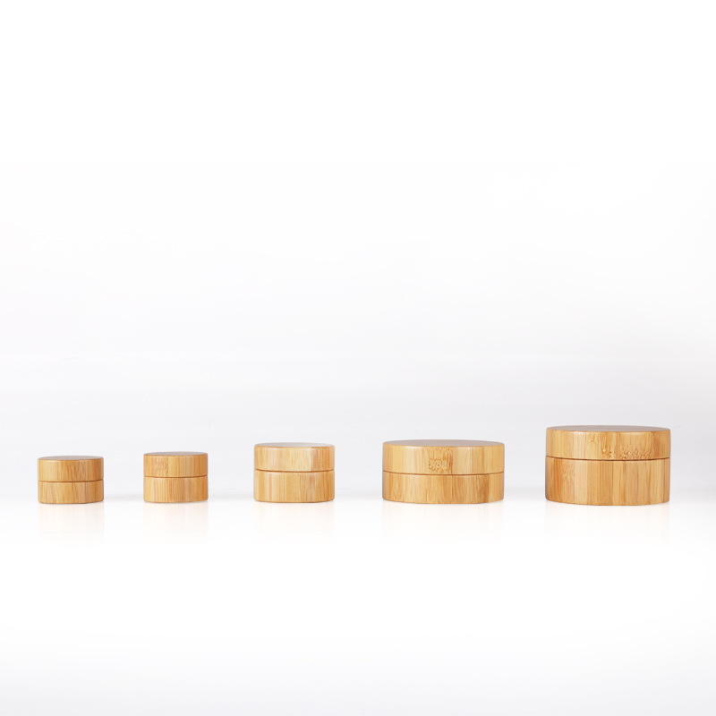Luxury eco friendly 3g 5g 10g 30g 50g All bamboo paste cream bottles in stock