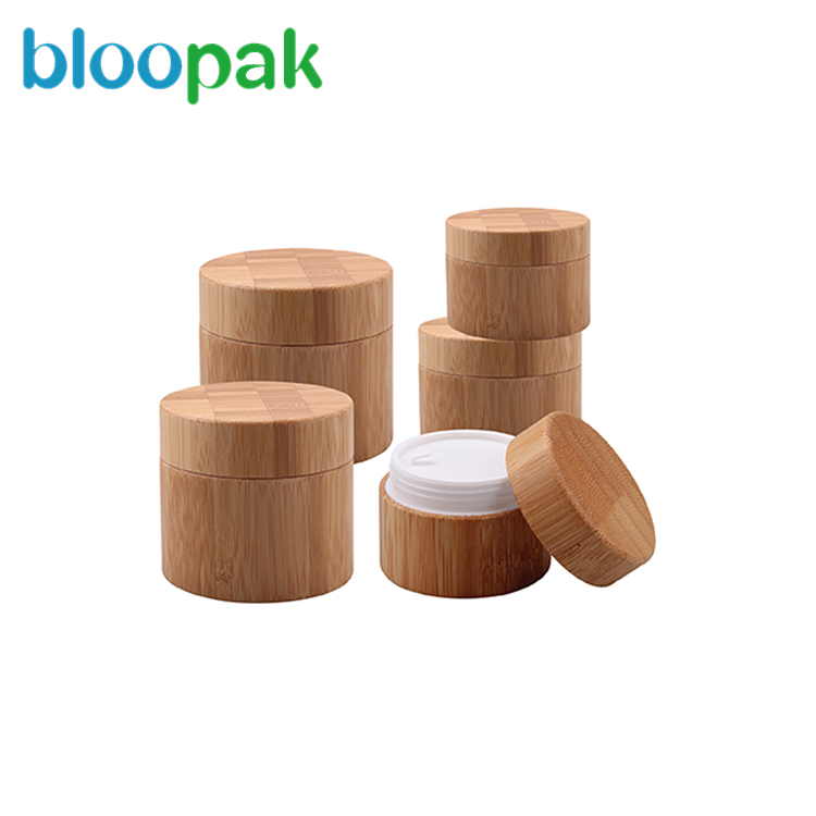 Luxury eco-friendly bamboo jar,cream jar,wooden jar