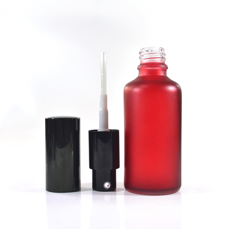 Luxury elegant 1 oz 2 oz 4 oz 15ml 30ml 50ml 100ml 120ml cosmetic attar oil glass dropper bottles with spray cap