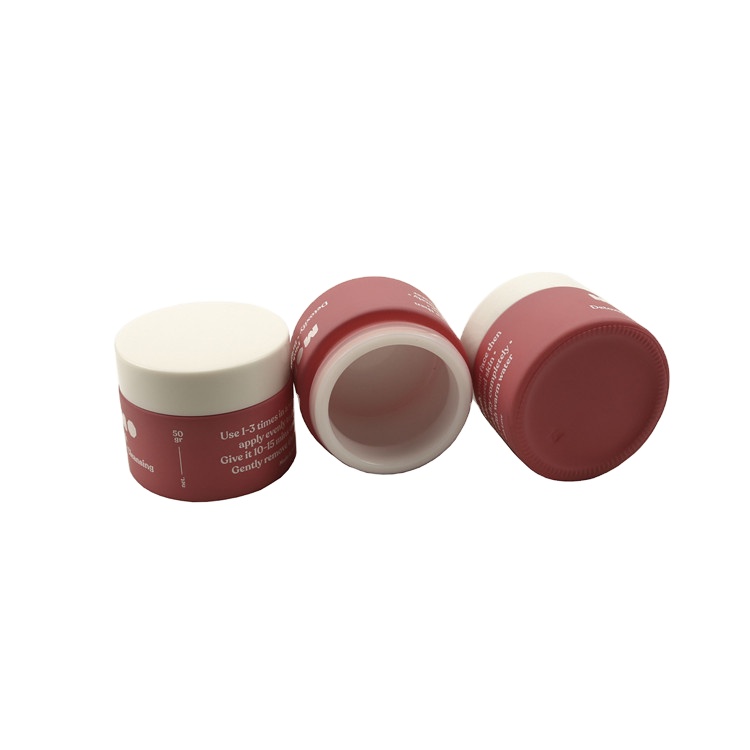 Luxury empty 15ml 30ml 50ml 100ml round opal white ceramic cosmetic cream glass jar for skin care packaging